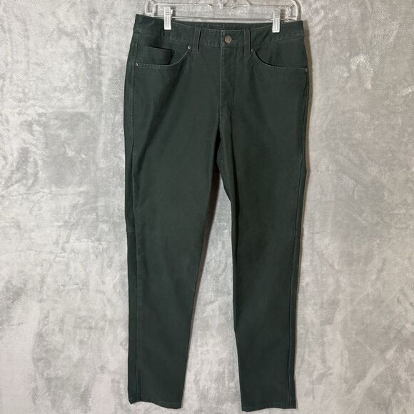 Lululemon Men's 30x29 Slim Fit Forest Jasper Green Dark Wash ABC Utilitech Pants